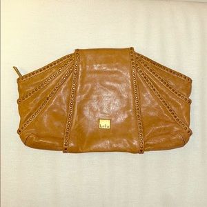 Kooba Brown Leather Clutch